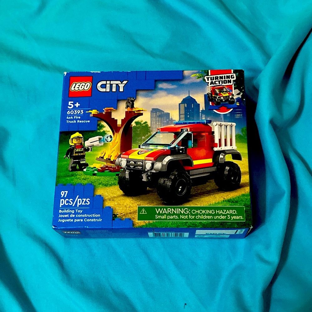 Lego city, 4 x 4 firetruck rescue